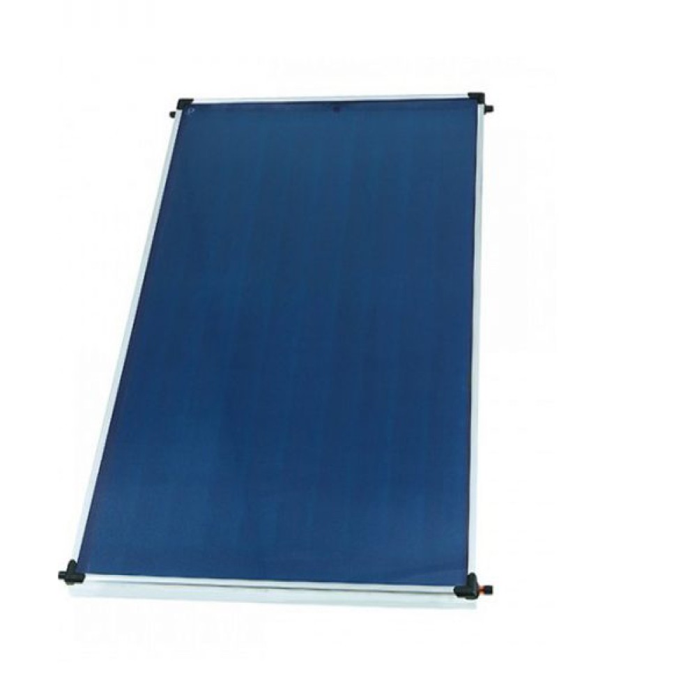 Fullplate Selective aluminum-titanium solar collector with copper hydroskeleton, for closed circuit solar panels.