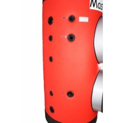 Boiler Λεβητοστασίου 9000 λίτρα Τριπλής Ενέργειας (με 2 Ιnox Αποσπώμενους Εναλλάκτες)