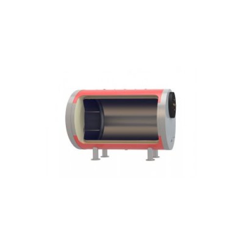 5000 Liter Inox Double Energy Boiler - Horizontal (Without Exchangers)