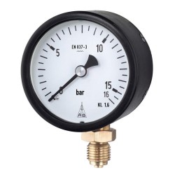 Μανόμετρο με ένδειξη ως 16bar, 1/4''