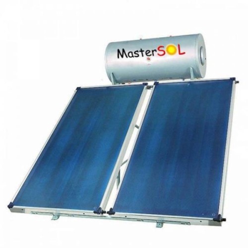 Hλιακός Θερμοσίφωνας 300lt Mastersol Eco Επιλεκτικός με 4,0 τ.μ Διπλής Ενέργειας