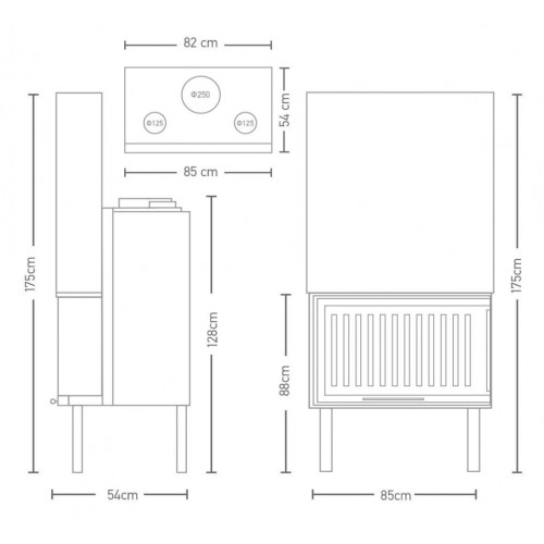 Warm W 80 Corner - Ενεργειακό Τζάκι Αερόθερμο γωνιακό - 17,61kw Warm W 80 Corner - Ενεργειακό Τζάκι Αερόθερμο γωνιακό - 17,61kw