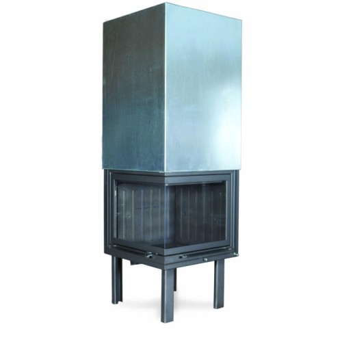 Warm FW 50X50 Corner - Ενεργειακό Τζάκι Αερόθερμο γωνιακό  -  16,50kw