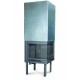 Warm FW 50X50 Corner - Ενεργειακό Τζάκι Αερόθερμο γωνιακό  -  16,50kw