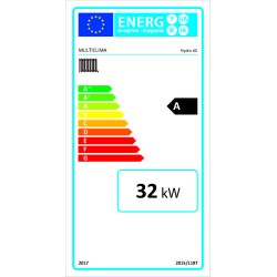 Werstahl Hydro 40 - Ενεργειακό τζάκι καλοριφέρ (νερού) 40kw - Κλειστού δοχείου 