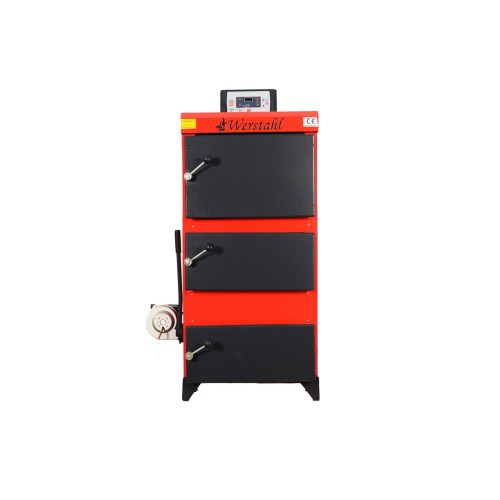 Λέβητας Ξύλου Werstahl Hades HD100 (116kw) με δυνατότητα μετατροπής σε πέλλετ - πυρήνα - βιομάζα, 100.000kcal